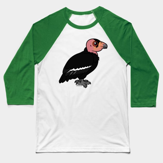 Birdorable California Condor Baseball T-Shirt by birdorable